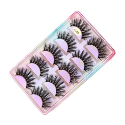 UAMOU 3D Mink False Eyelashes, 10 Styles, G407, 2 Boxes (10 Pairs)