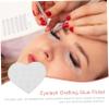 Heart-Shaped Glass Eyelash Extension Pad, 12-Hole Storage Cushion view 2