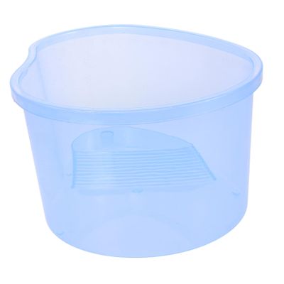 FOMIYES Turtle Tank, Safe Reptile Habitat with Ramp, Plastic, Large Capacity, Blue
