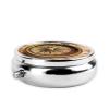 Law of the Compass Navigation Print Round Metal Pill Case, 3 Compartments view 3