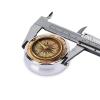 Law of the Compass Navigation Print Round Metal Pill Case, 3 Compartments view 4