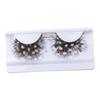 Artificial Eyelashes, 5 Pairs, Black and White, Plastic, Dotted view 1