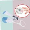 Baby Nail Clipper with Magnifying Glass, Blue view 3