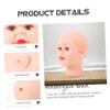Toyvian PVC Mannequin Head for Wig and Hat Display view 2