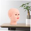 Toyvian PVC Mannequin Head for Wig and Hat Display view 4