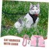 Beavorty Escape Cat Harness with Leash Adjustable Mesh Vest view 4