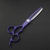 RWRAPS Professional Hair Cutting Scissors, Purple Crocodile Grip, Set with Case view 2