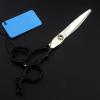 RWRAPS Professional Hairdressing Scissors, Sword Scissors, Cutting and Thinning Scissors with Black Dragon Handle, Set with Case view 2