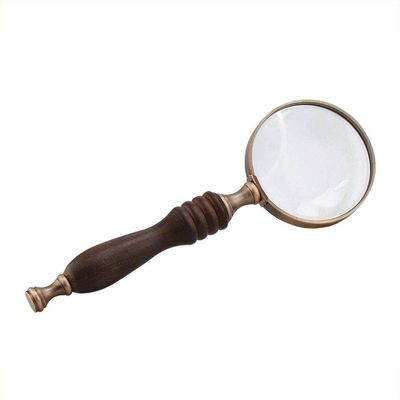 Handheld Magnifying Glass with Handle for Reading, Inspections, Coins, Insects, Stones, Maps, and Crosswords – Star of Light