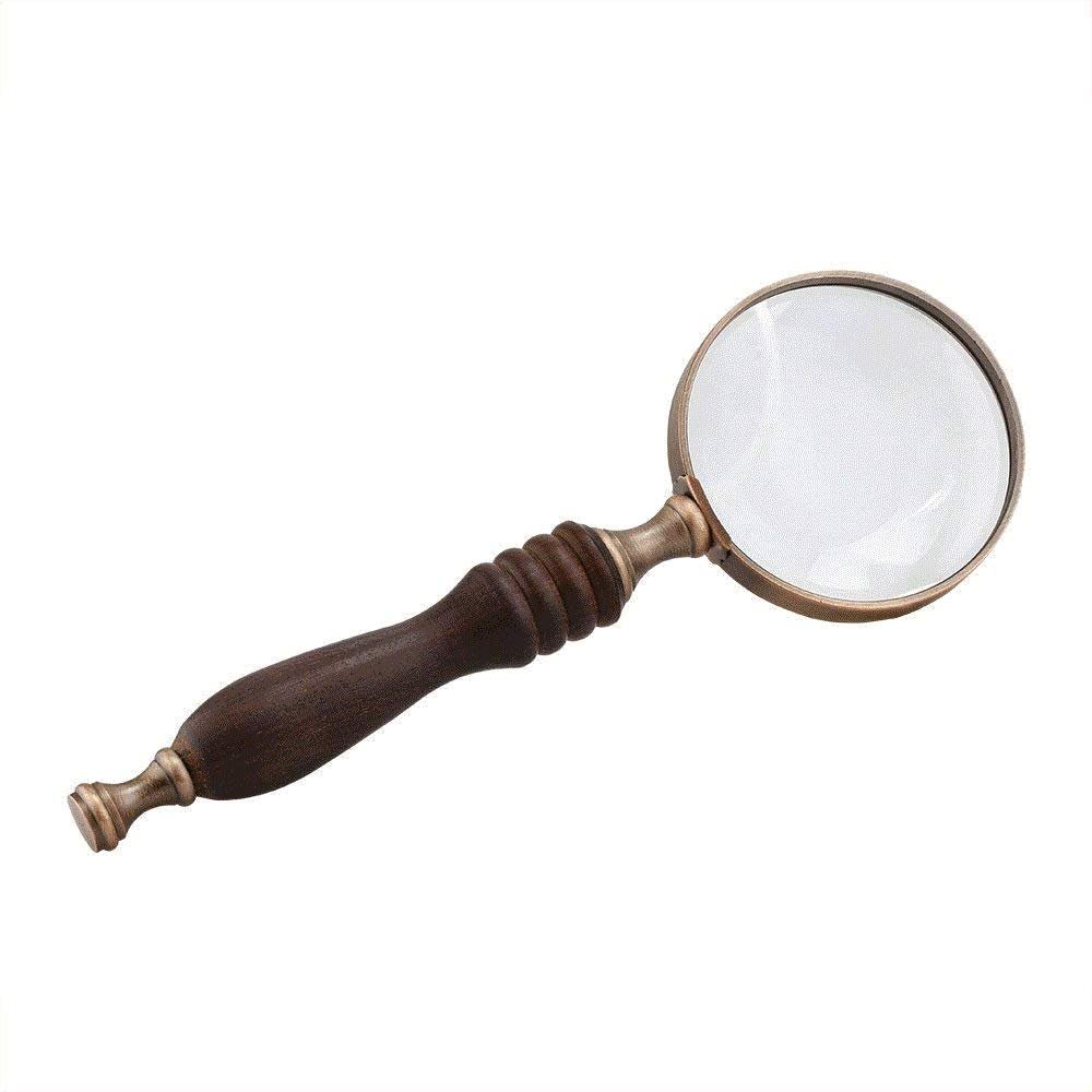 Handheld Magnifying Glass with Handle for Reading, Inspections, Coins, Insects, Stones, Maps, and Crosswords – Star of Light