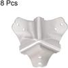 Metal Box Corner Protectors, 44 x 44 x 44 mm, 8 Pieces view 3