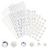 12 Sheets of Self-Adhesive Acrylic Rhinestone Stickers for Scrapbooks view 1