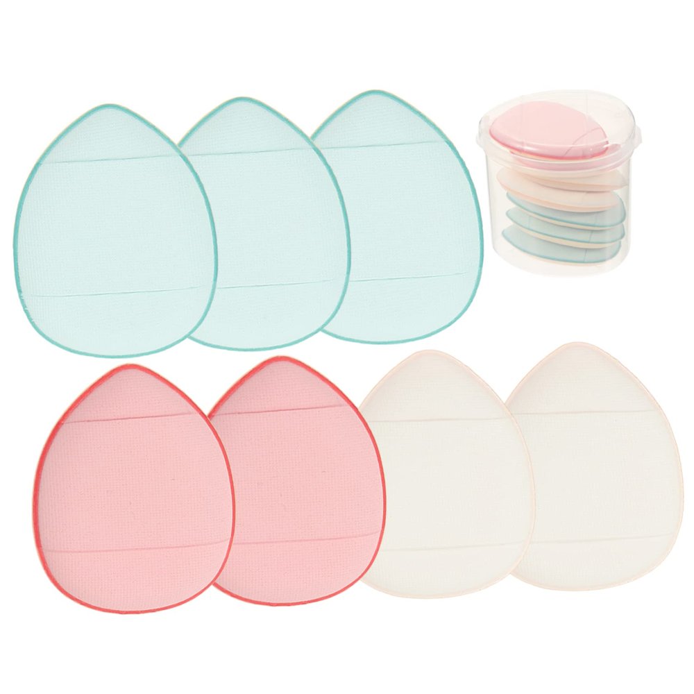 7-Piece Polyurethane Finger Powder Puff Set, Small Makeup Sponges