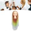 NSXAYIWE Mannequin Head with Hair, Orange-Yellow Gradient view 2