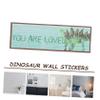 MUCKLILY 4-Piece Dinosaur Wall Stickers for Kids' Rooms view 3