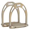 AMKA Aluminum Stirrup, Metallic, Wide Footbed, 015/061 view 1