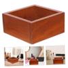 PRETYZOOM Brown Wooden Lipstick Organizer Box for Desk and Home view 4
