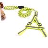 Beavorty Adjustable Reflective Dog Harness with Breathable Green view 4