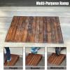 TILEZE Wooden Door Threshold Ramp for Mobility Scooters and Electric Wheelchairs, Brown, Non-Slip, 3.9/7/7.8/9.8 in view 3
