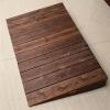 TILEZE Wooden Door Threshold Ramp for Mobility Scooters and Electric Wheelchairs, Brown, Non-Slip, 3.9/7/7.8/9.8 in view 4