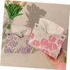 2-Piece PU Leather Tissue Box Covers with Tulip Pattern view 3