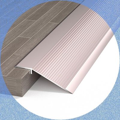 IkErna Aluminum Floor Transition Strip, 10–40 mm Height, 90 cm, E/15Pc