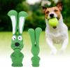MISNODE Latex Squeaky Dog Toy, Animal-Shaped Chew Toy view 2