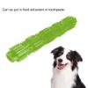 MISNODE Rubber Bone-Shaped Dog Toy, Tooth Cleaning, Chew Toy, Interactive, Durable (S, 7 x 6 cm, Green) view 3