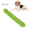 MISNODE Rubber Bone-Shaped Dog Toy, Tooth Cleaning, Chew Toy, Interactive, Durable (S, 7 x 6 cm, Green) view 4