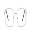 PARWANA Stylish Blue-Light-Blocking Computer Reading Glasses for Women and Men, Rose, +1.00 view 2