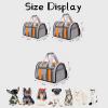 Treer Foldable Pet Carrier for Dogs and Cats, 48 x 27 x 27 cm, Blue view 2