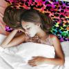 3-Piece Queen Tencel Duvet Cover Set, Rainbow Watercolor Design view 3