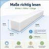 All4All Mattress Extension 20x20x100 Additional Mattress - Cut Foam - Mattress Wedge - Bed Gap Filler, Mattress Leveler, Mattress Connector, Mattress Widening - RG25/44 view 4