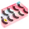UAMOU 2/20/100 Boxes Mink Eyelashes, 5 Pairs, Natural Curly False Lashes, Thick Makeup Lash Extensions, Cheerfully (Color: MIX G61, Size: 2 Boxes) view 3