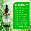 Rosemary Oil for Hair Growth, 60 mL, with Silicone Scalp Massager view 2