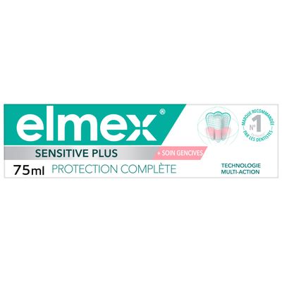 Elmex Sensitive Plus Toothpaste, Complete Protection, 75 ml