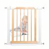 FLYIFE Pet Playpen and Safety Gate, Pressure-Mounted Pet Barrier, Automatic Closing, Safety Fence for Children, Stair Gate, 90° Two-Way Opening/Stay-Open Door for Children and Toddlers view 1