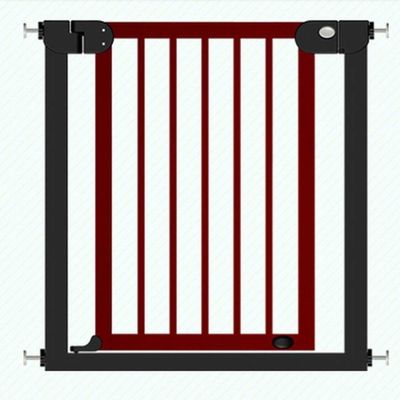 ArinkO Expandable Wooden Baby Gate, Secure Self-Locking Pet Playpen for Stairs, Adjustable Width 76–83 cm