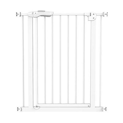 ArinkO Adjustable Baby Safety Gate: Walk-Through, Auto-Close, Pressure-Mounted, Double-Locking, Freestanding Stairway/212220 cm