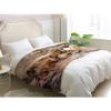 Soft Tiger Fleece Blanket, 150 x 200 cm, Cute Animal Design view 2