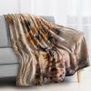Soft Tiger Fleece Blanket, 150 x 200 cm, Cute Animal Design view 3