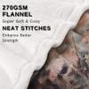 Soft Tiger Fleece Blanket, 150 x 200 cm, Cute Animal Design view 4