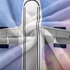EHOMERY Cozy Throw Blanket, Airplane Landscape, Blue, 130 x 100 cm view 4