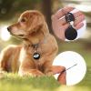 25-Piece Black Aluminum Blank Dog Tags, 3.6 x 3.2 cm view 3