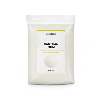 GymBeam Xanthan Gum Powder – Flavorless Thickener and Stabilizer, Gluten Substitute for Vegans and Vegetarians, 100 g
