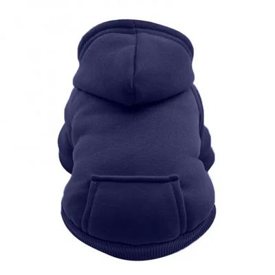 UANGLI Puppy Pet Hoodie for Fall and Winter, Two-Legged Pocket Cat and Dog Clothing