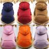 UANGLI Puppy Pet Hoodie for Fall and Winter, Two-Legged Pocket Cat and Dog Clothing view 4