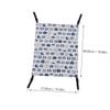 Beavorty 3-Piece Reversible Cat Hammock, Breathable Cozy Bed for Small Pets with Cute Cat Pattern view 4