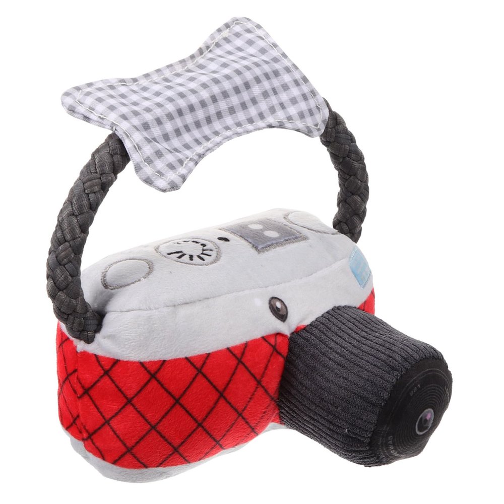 Hohopeti Camera-Shaped Dog Toy for Small Dogs