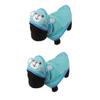 FOMIYES 2-Piece Fast-Drying Microfiber Dog Bathrobe for Small Dogs and Cats, Absorbent, Adjustable view 1